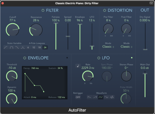 Logic pro のデフォルトAuto Filter【おすすめ】Logic pro の使えるデフォルトプラグイン8選！