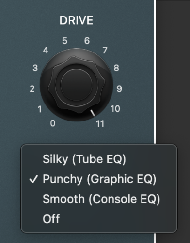 Logic pro のデフォルトVintage Tube EQの歪みはサチュレーション【おすすめ】Logic pro の使えるデフォルトプラグイン8選！