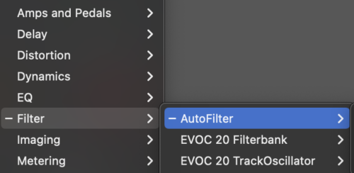 Logic pro のデフォルトAuto Filter【おすすめ】Logic pro の使えるデフォルトプラグイン8選！