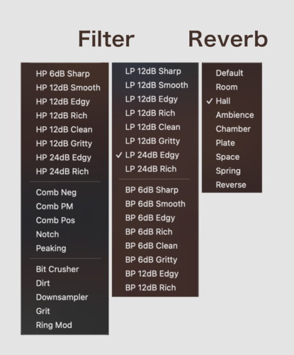 Logic pro のデフォルトStep FX のフィルターとリバーブがすごい