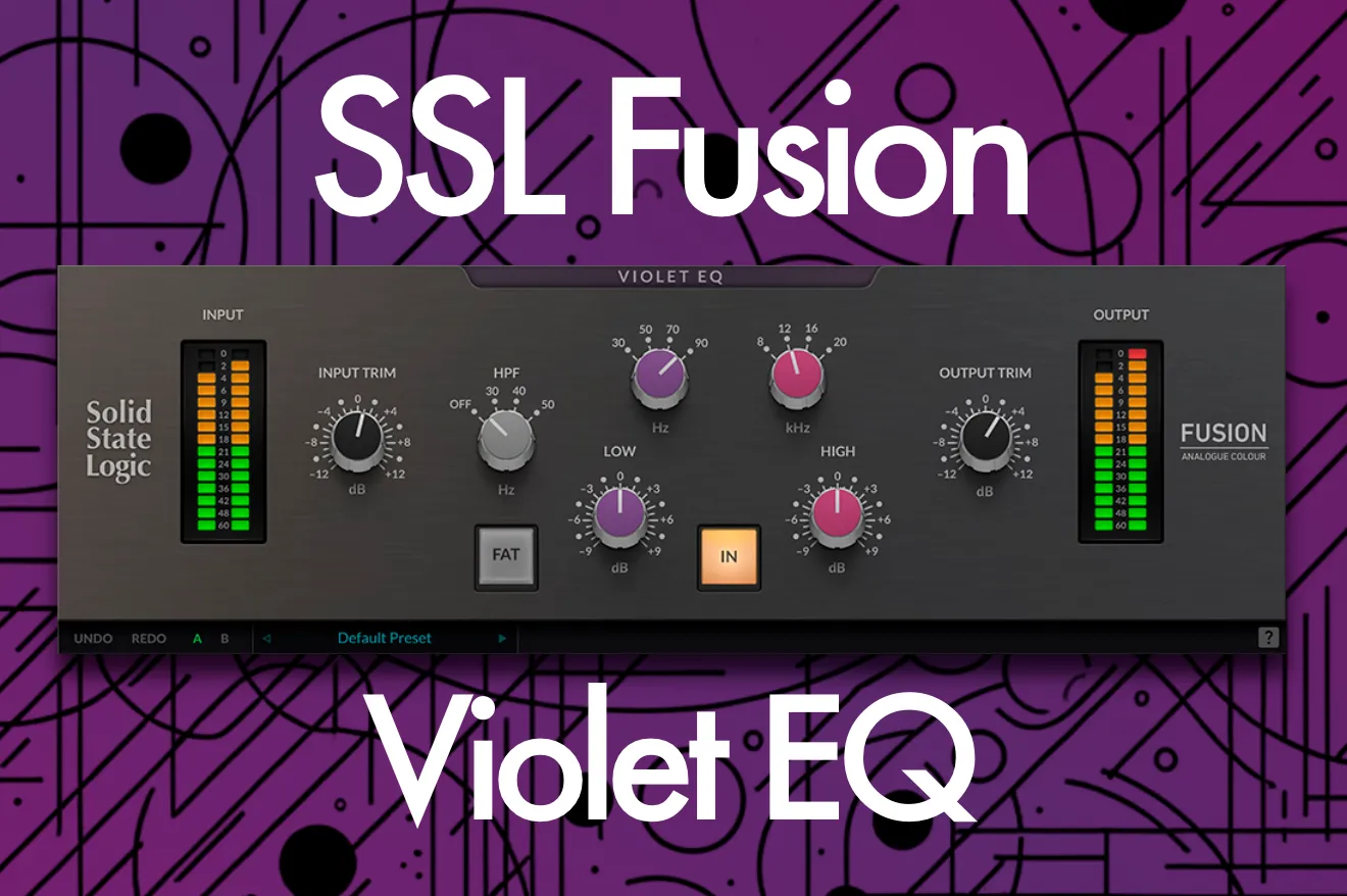 SSL Fusion Violet EQ・ミニマルで音楽的、ミキシングとマスタリングにガシガシ使いたいアナログEQ